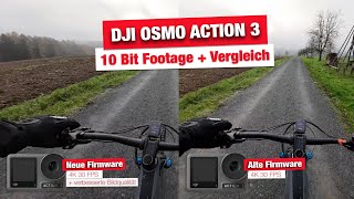 DJI Osmo Action 3 - 10 Bit Aufnahmen verfügbar + Vergleich Footage ( Verbesserte Bildqualität )