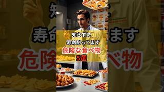 知らずに寿命削ってます【危険な食べ物5選】#shorts　#健康