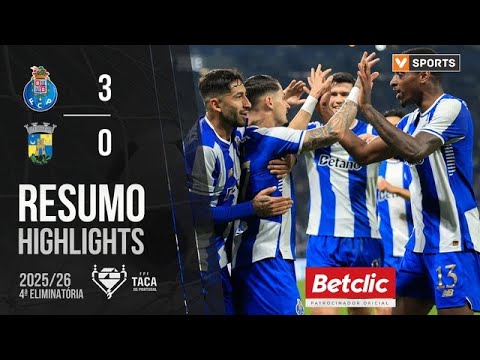 Resumo: FC Porto 3-0 Sintrense (Taça de Portugal 25/26)