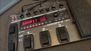 Video thumbnail for Zoom GFX5 Mutli-effects pedal: Demo and tutorial by Gearfacts