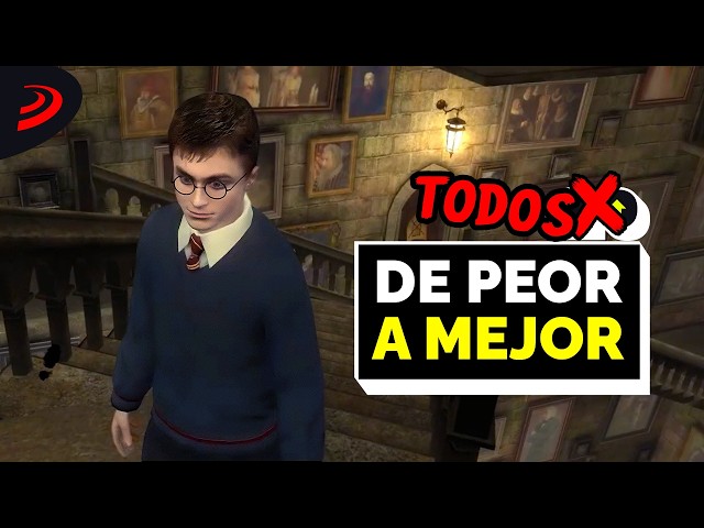TODOS los JUEGOS de HARRY POTTER ordenados de PEOR a MEJOR