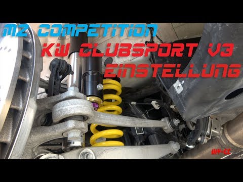 M2 Competition KW Clubsport V3 setup | M2 Competition #KW Suspension