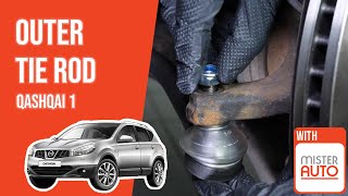 Youtube thumbnail of video "How to replace the outer tie rod Qashqai 1 🚗"