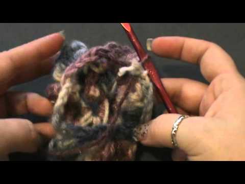 How to Crochet the flower for our "Crocheted Posey Purse"-Video 2-Final