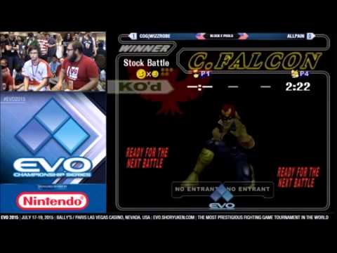 EVO 2015 SSBM Pools - COG | Wizzrobe vs. AllPain