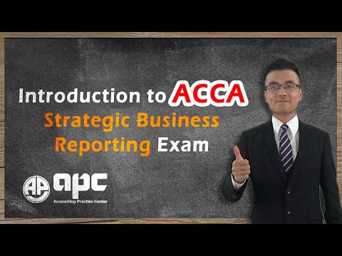 ACCA Strategic Business Reporting/SBR | Introduction to the paper