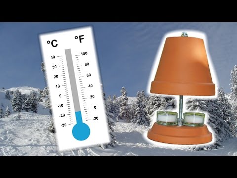 Teelichtofen als Notheizung? (autarke Wärmequelle) - Wärme bei Stromausfall - Arcitic Outbreak
