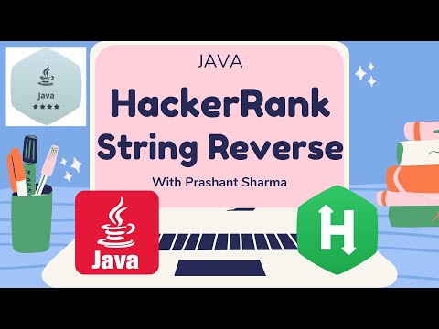 Hackerrank Java String Reverse Certification Gold Badge