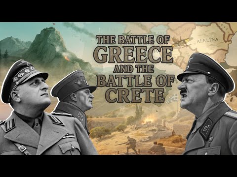 The Battle of Greece and the Battle of Crete (1941) 🇬🇷⚔️🇩🇪