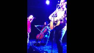 Lost in the Trees.  &quot;Golden Eyelids&quot; at Le Poisson Rouge in New York City on April 11, 2012.