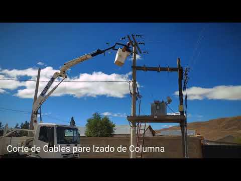 Reemplazo de plataforma Aérea, Ñorquinco, Río Negro