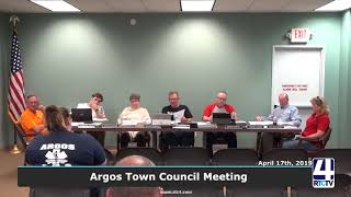 Argos Town Council Meeting - 4-17-19