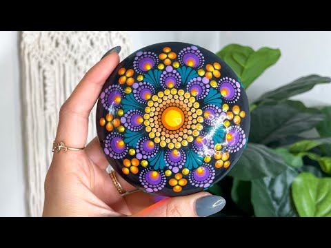 Simple Dot Mandala TUTORIAL | Beginners | Easy | Dot Art | Thoughtful Dots
