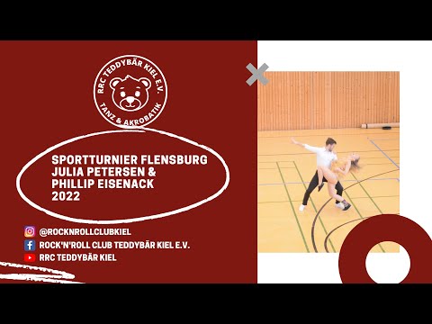 Sportturnier Flensburg 2022 Endrunde B-Klasse FT - Julia Petersen & Phillip Eisenack