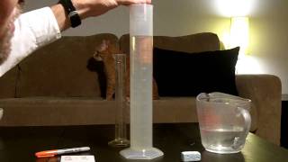 Finding the Volume of an Object using a Graduated Cylinder