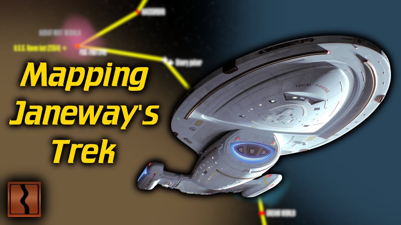 Mapping Voyager's Route Through the Delta Quadrant