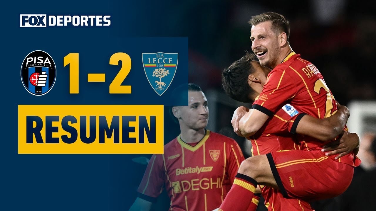 VICTORIA QUE SABE A SERIE A ⚽️ | Pisa 1-2 Lecce | HIGHLIGHTS | #serieaenfox 