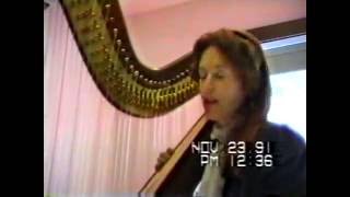 Harpist Kathy Ross in Roseburg, Oregon in 1993 VTS 01 1