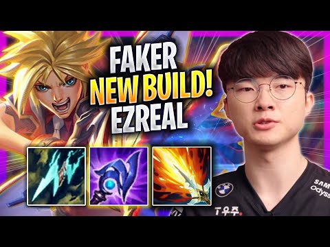 FAKER TRIES NEW EZREAL BUILD! - T1 Faker Plays Ezreal MID vs Ahri! | Season 2023