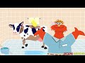 Murray Cleans Up Zoo Animal Wash Cow Sesame Street Retro Gaming