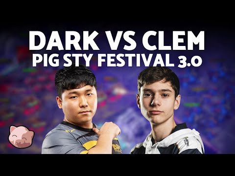 DARK vs CLEM: SICK SERIES! | PiGFest 3.0 Round of 16 (Bo5 ZvT) - StarCraft 2