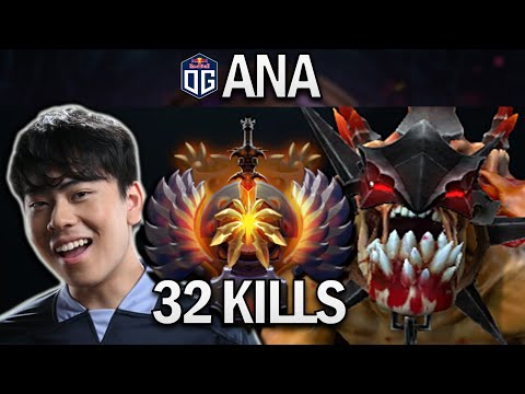 OG.ANA LIFESTEALER WITH 32 KILLS - DOTA 2 7.27 GAMEPLAY
