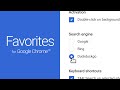 Favorites for Chrome: Change the Default Web Search Engine