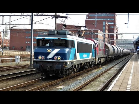 TCS 10100/IRP 2105 vertrekt met de Dolimetrein uit station Amersfoort CS 25-02-2021