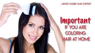 First wash after coloring hair at home l Jawed Habib Color Tips