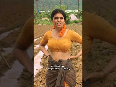 Samantha Catches Ram Charan RED HANDED 👀 😱 | Rangasthalam | #primevideoindia #movie #trending