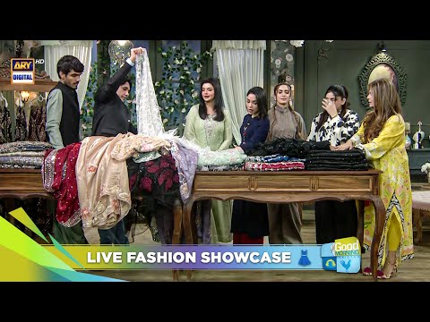 Jaw-Dropping Designer Dresses on Live TV 😍 | Nida Yasir | Good Morning Pakistan