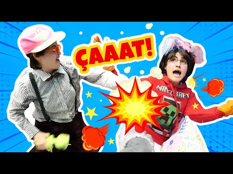 Komik video - Okutay ve Cicisi yine kavga mı ediyorlar?! Eğlenceli oyunlar Türkçe