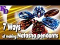 7 Ways Of Making Natasha Pendants Polymer Clay Tutorial 420