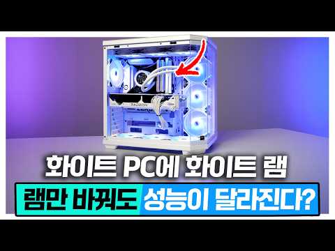 램만 바꿨을 뿐인데 PC 성능이 올라간다고? 화이트PC에 깔맞춤! KLEVV URBANE V RGB 화이트 램
