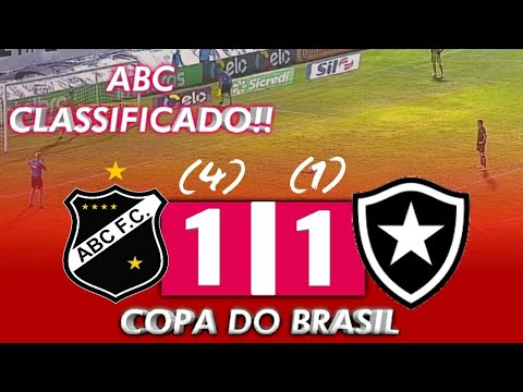 Abc 1 x 1 Botafogo | Melhores Momentos | Copa do Brasil 14/04/2021 HD