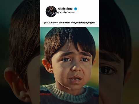 çocuk askeri dinlemedi mayınlı bölgeye girdi