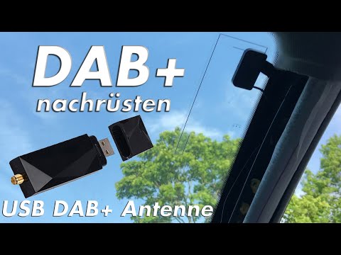 Installing a DAB+ windscreen antenna in an AUDI A3