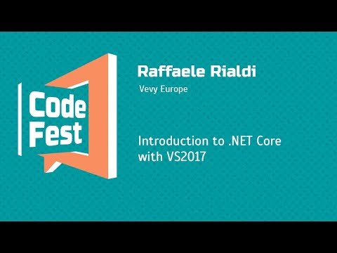 #Backend Raffaele Rialdi — Introduction to .NET Core with VS2017