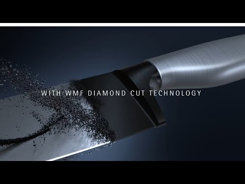 WMF Ultimate Black Knives: Diamond Cut Technology