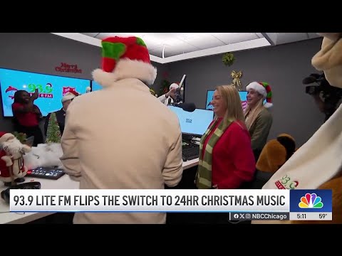 93.9 LITE FM switches to Christmas music for the holidays