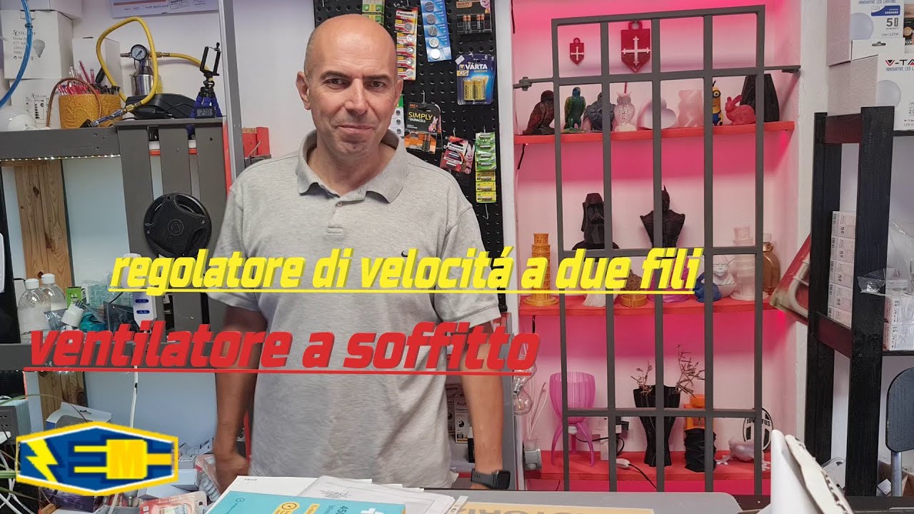 sostituzione regolatore velocita ventilatore a soffitto