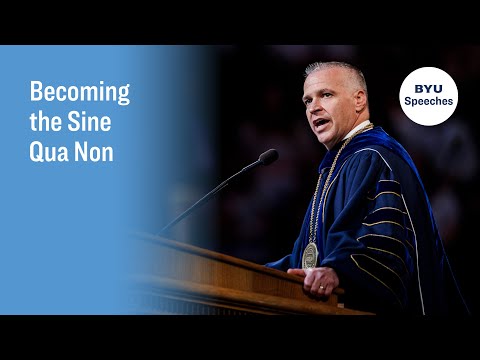 Becoming the Sine Qua Non | C. Shane Reese| April 2024