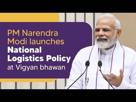 PM Narendra Modi launches National Logistics Policy at Vigyan bhawanl PMO
