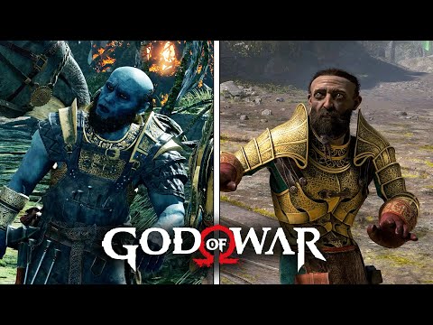 God of War - Meeting Brok and Sindri for the First Time (PC 4K ULTRA)