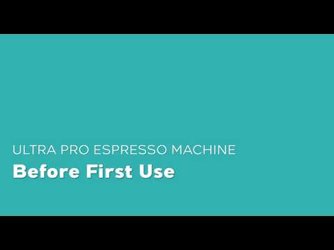 Ultra PRO: Before First Use