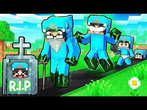 BIRTH To DEATH of a HACKER in Minecraft!