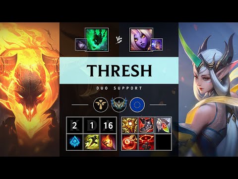 Thresh Support vs Soraka - EUW Challenger Patch 25.17