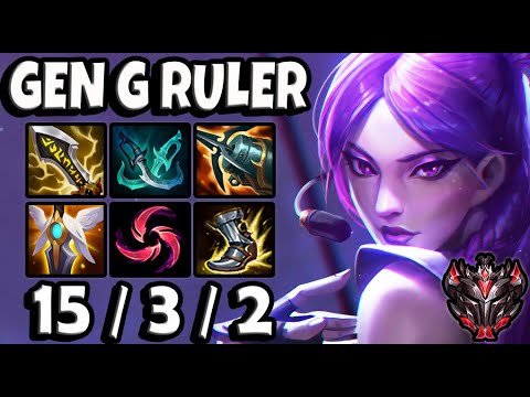 Kaisa ADC vs Ezreal [ Gen G Ruler ] Korea Grandmaster Patch 11.12 ✅