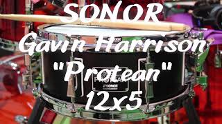 Video thumbnail for Sonor Gavin Harrison Protean Signature snare drum 1205 GH (обзор малого барабана, snare drum test) by Sound Of A Drum