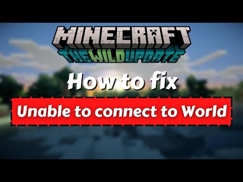 Fix Unable To Connect To World Minecraft Pe